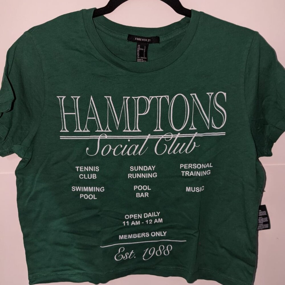 Hamptons crop top